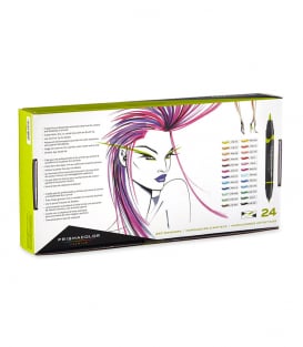 Маркеры Prismacolor Premier Double-Ended Art Markers, Fine and Brush Tip (24 штуки)
