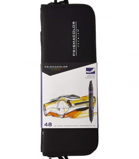 Маркеры Prismacolor Premier Double-Ended Art Markers, Fine and Chisel Tip (48 штуки)