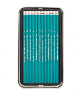 Набор графитовых карандашей Prismacolor Premier Turquoise Sketching Pencils (12 штук)