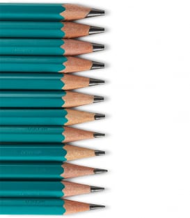 Набор графитовых карандашей Prismacolor Premier Turquoise Sketching Pencils (12 штук)