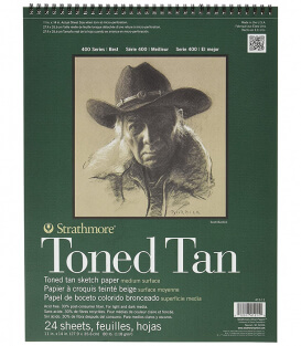 Альбом Strathmore Series 400 Toned Tan 11 × 14