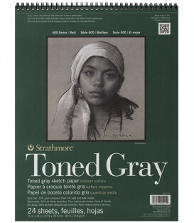 Альбом Strathmore Series 400 Toned Gray 11 × 14